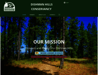 dishmanhills.org screenshot