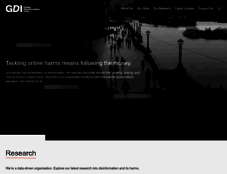 disinformationindex.org screenshot