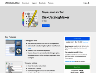 diskcatalogmaker.com screenshot