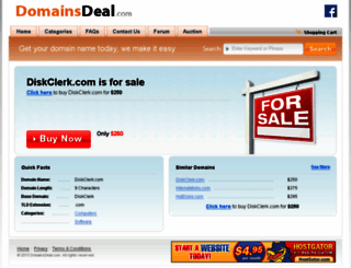 diskclerk.com screenshot
