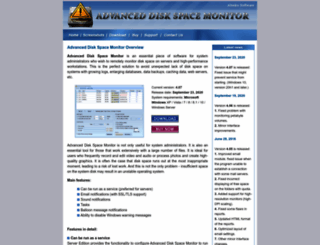 diskspacemonitor.com screenshot