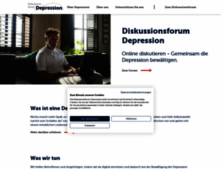 diskussionsforum-depression.de screenshot