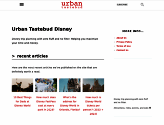 disney.urbantastebud.com screenshot