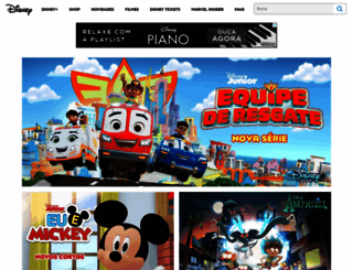 disneyjunior.disney.com.br screenshot