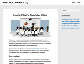 disp-conference.org screenshot
