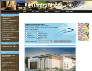displayhouses.com.au screenshot