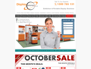 displaymaster.com.au screenshot