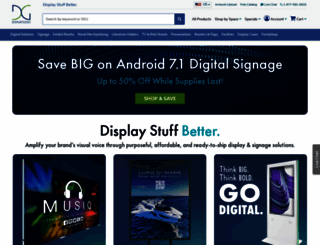 displays2go.com screenshot