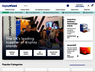 displaywizard.co.uk screenshot