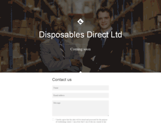 disposablesdirect.co.uk screenshot