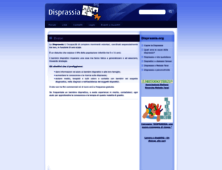 disprassia.org screenshot