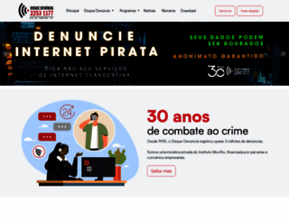 disquedenuncia.org.br screenshot