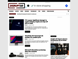 disrupt3d.com screenshot