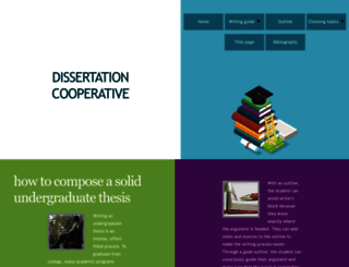 dissertationcooperative.com screenshot