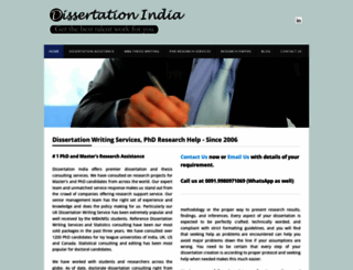 dissertationindia.net screenshot