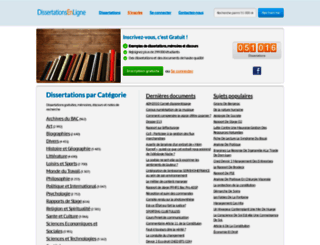 dissertationsenligne.com screenshot