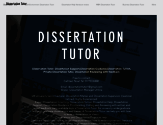 dissertationtutor.co.uk screenshot