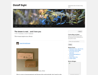 distaffsight.wordpress.com screenshot