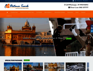 distancetravels.com screenshot