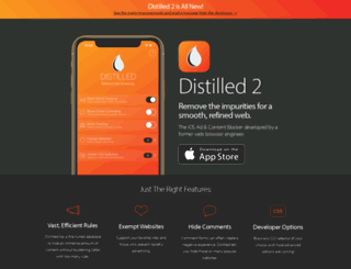distilled-app.com screenshot