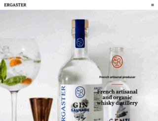 distillerie-ergaster.com screenshot