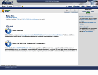 distinct.com screenshot