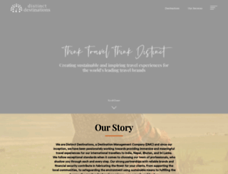 distinctdestinations.in screenshot