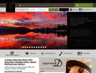 distinctionhotelswellington.co.nz screenshot