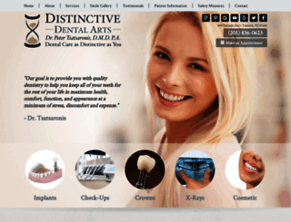 distinctivedentalnj.com screenshot