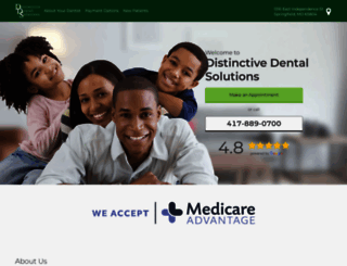 distinctivedentalsolutions.com screenshot