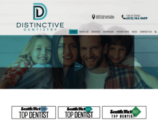 distinctivedentistry.com screenshot