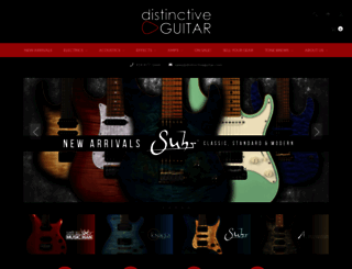 distinctiveguitar.com screenshot