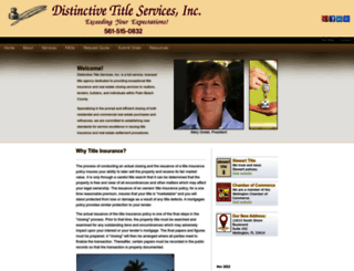 distinctivetitle.com screenshot