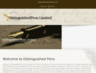 distinguished-pens.com screenshot