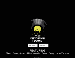 distortionofsound.com screenshot