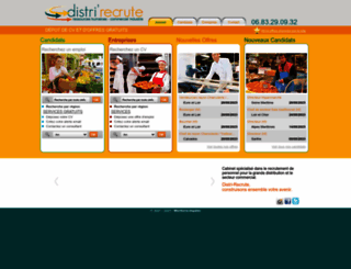 distri-recrute.fr screenshot