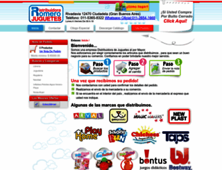 distribuidoraromero.com.ar screenshot