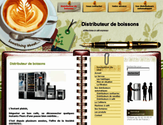 distributeurdeboissons.com screenshot
