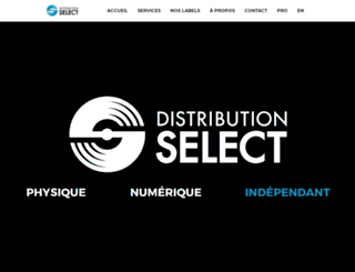 distributionselect.ca screenshot