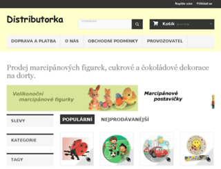 distributorka.cz screenshot
