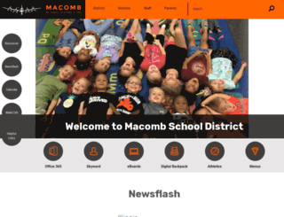 district185.macomb.com screenshot