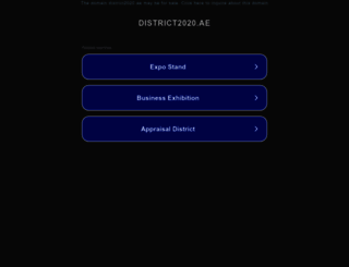 district2020.ae screenshot