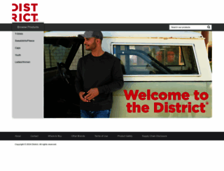 districtclothing.com screenshot