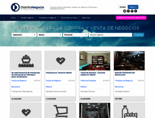 distritonegocio.com screenshot
