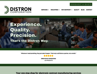 distron.com screenshot