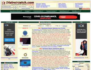 distrowatch.com screenshot
