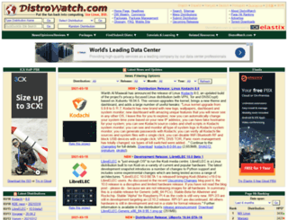 distrowatch.org screenshot