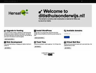 ditisthuisonderwijs.nl screenshot
