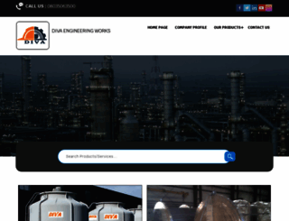 divaheatexchangers.com screenshot