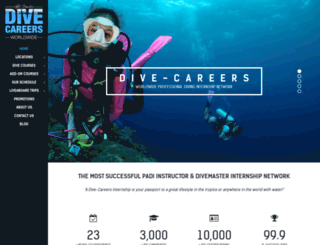 dive-careers.com screenshot